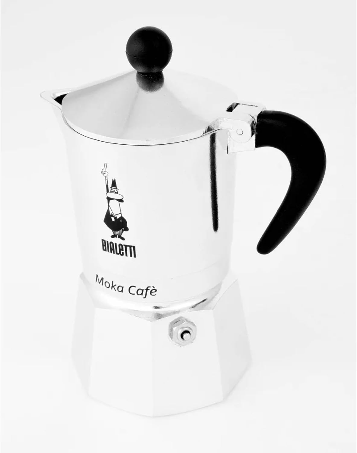 Bialetti Moka Express 3 Cup Moka Pot, Aluminum Stovetop Espresso Maker Silver