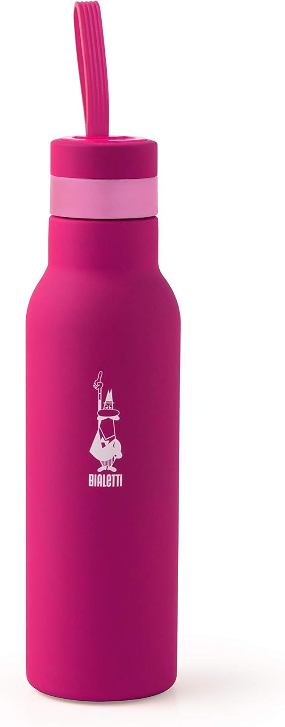 Bialetti Thermal Bottle, Pink (Fucsia), 500 ml Pink (Fuchsia)
